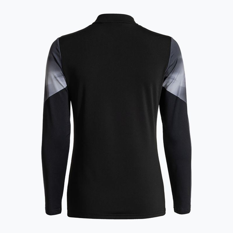 Women's Joma Elite XI running sweatshirt black/anthracite 2