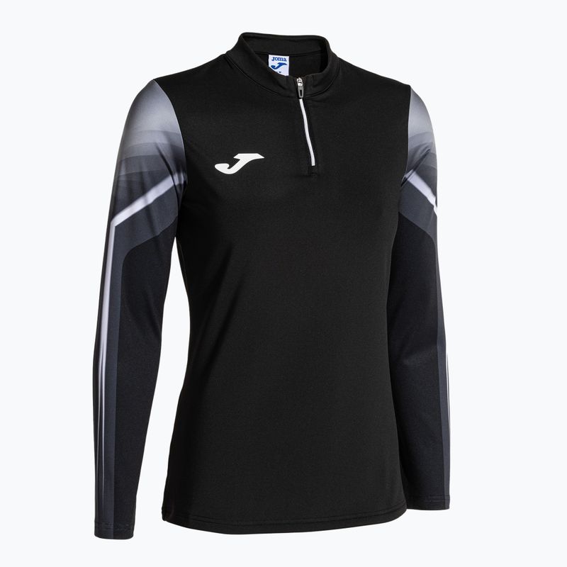 Women's Joma Elite XI running sweatshirt black/anthracite 3