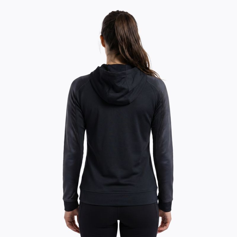 Women's Joma Elite XI Hoodie black/anthracite running sweatshirt 3