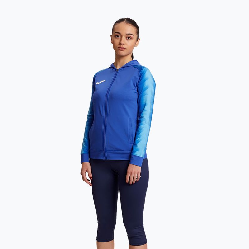 Women's running sweatshirt Joma Elite XI Hoodie royal 2