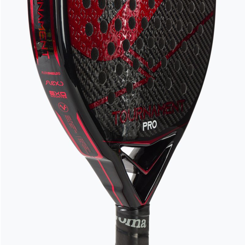 Joma Tournament Pro Paddle racket black/red 4