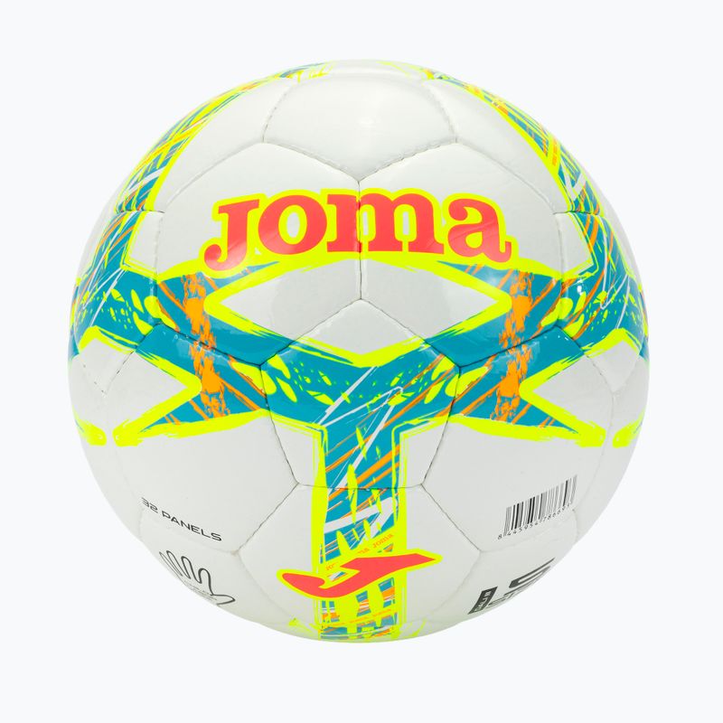 Joma Dali III flour turquoise/flour coral football size 4