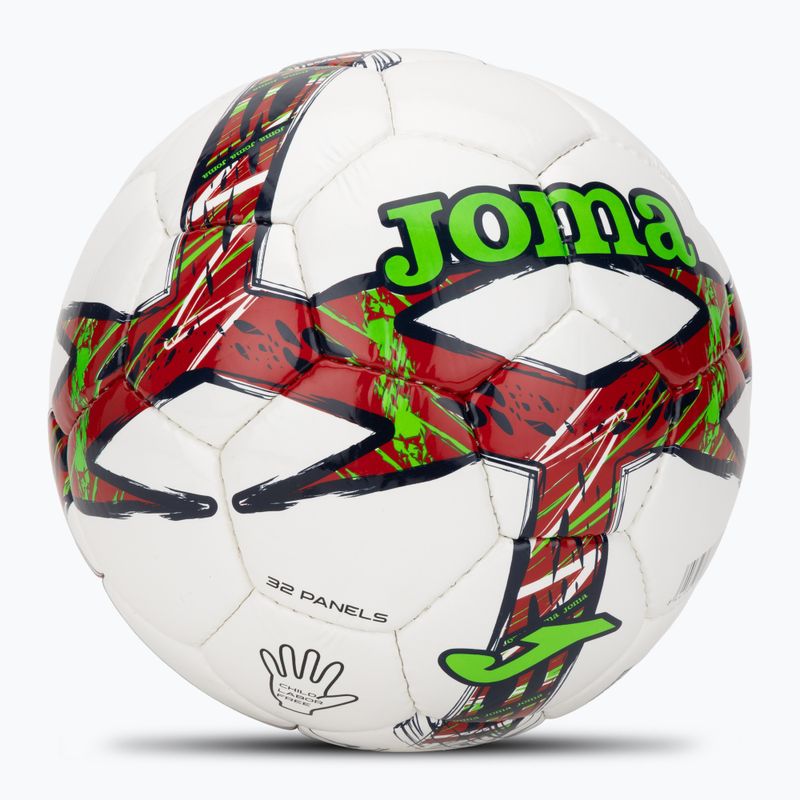 Joma Dali III red/fluor green size 5 football 2
