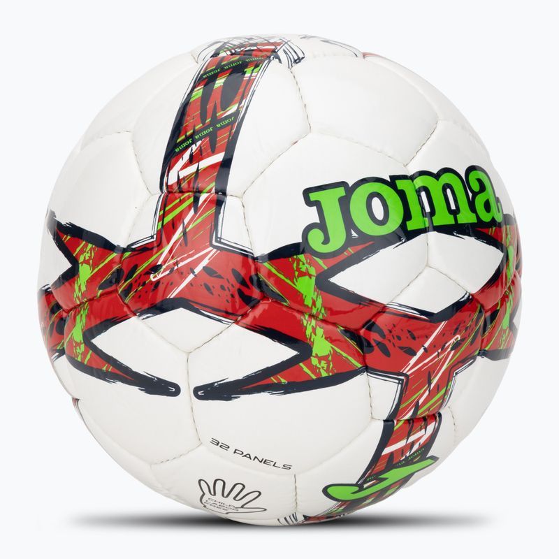 Joma Dali III red/fluor green size 4 football 2
