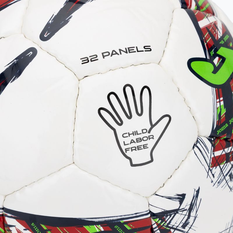 Joma Dali III red/fluor green size 3 football 3
