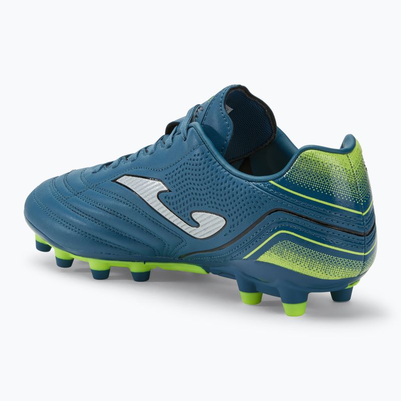 Joma Aguila FG men's football boots petroleum/yellow 3