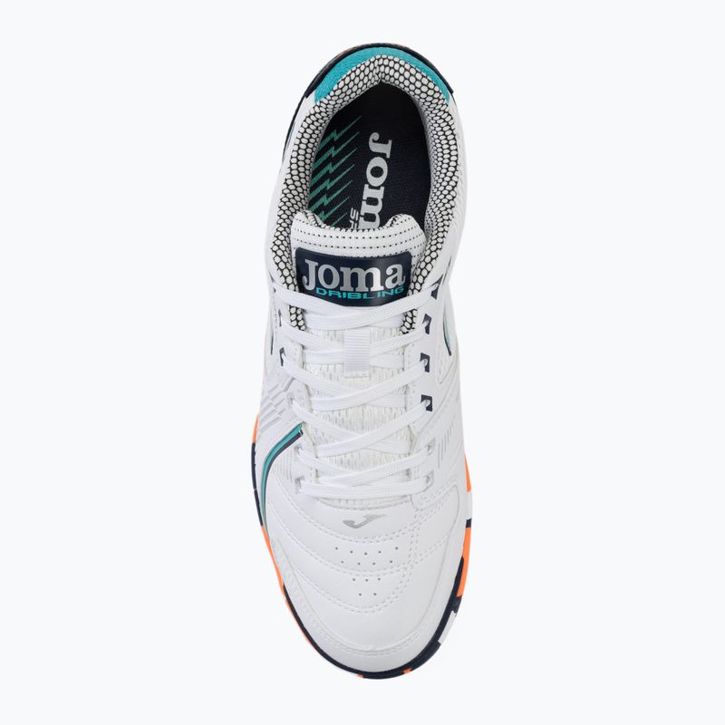 Men's football boots Joma Dribling IN white/orange 5