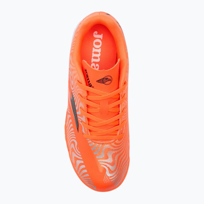 Joma Evolution 2408 TF orange children's football boots 5