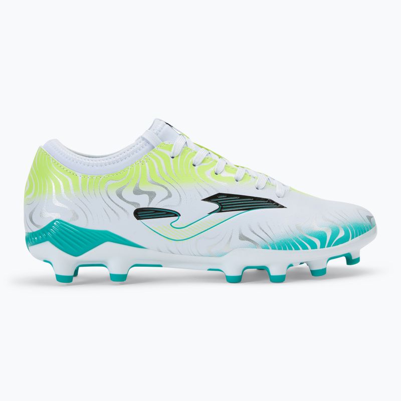 Joma Evolution FG men's football boots white/turquoise 2