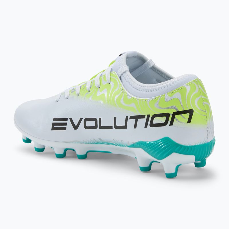 Joma Evolution FG men's football boots white/turquoise 3