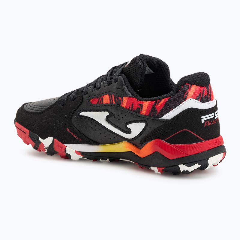 Men's Joma FS Reactive TF football boots black/red 3