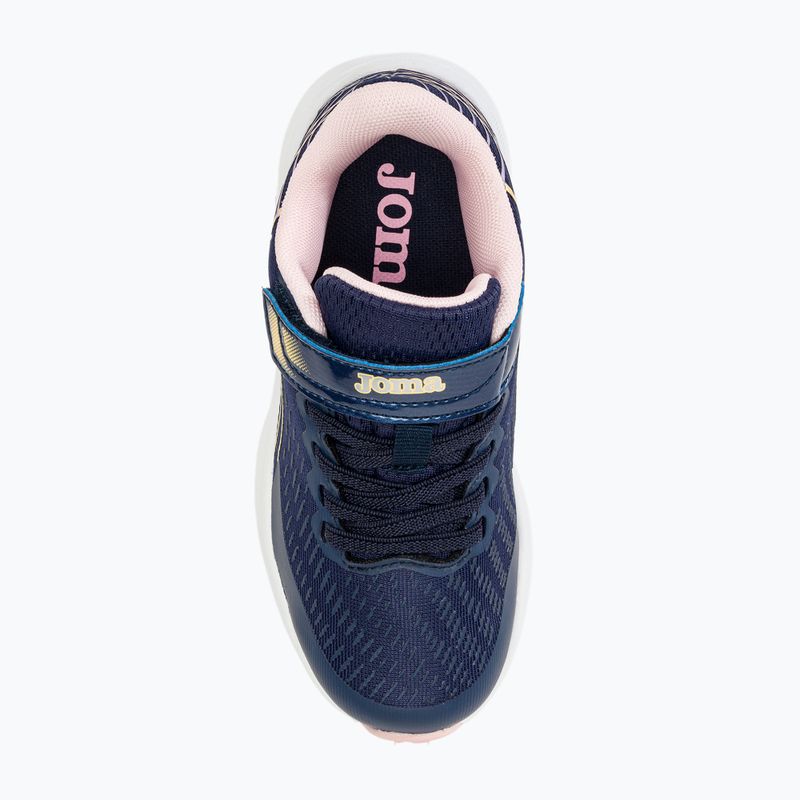 Joma Super Cross navy/pink children's running shoes 5