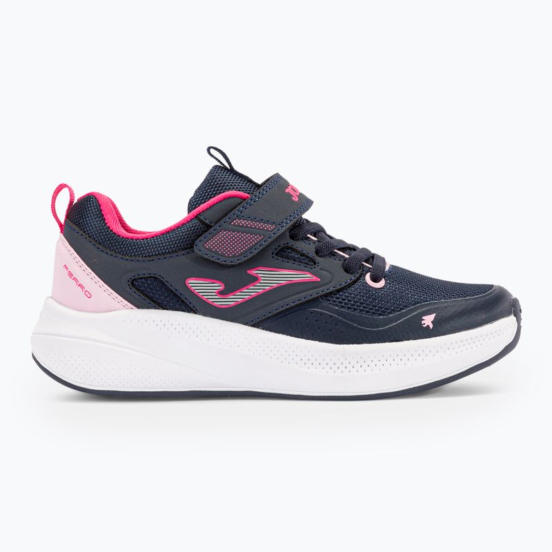 Joma Ferro navy/pink children's running shoes 8