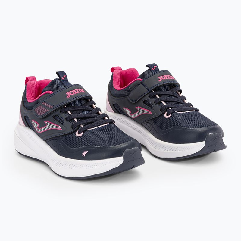 Joma Ferro navy/pink children's running shoes 9