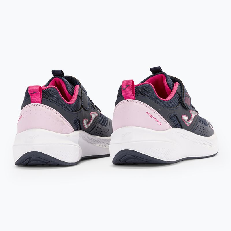 Joma Ferro navy/pink children's running shoes 10