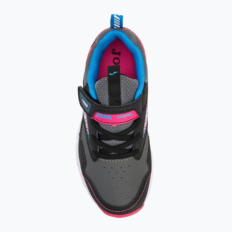 Joma Tundra black/orange saffron children's running shoes 5