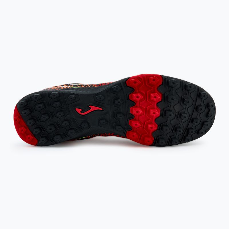 Men's Joma Maxima TF football boots black/red 4