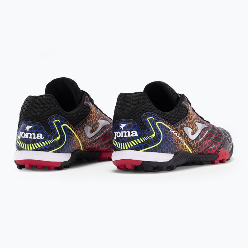 Men's Joma Maxima TF football boots black/red 11