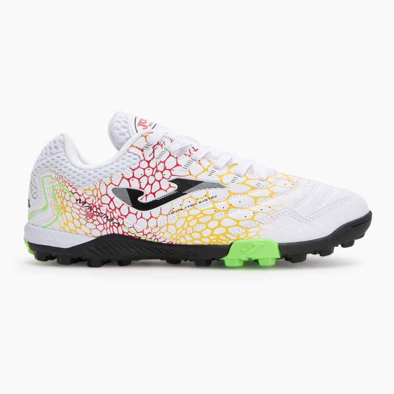 Joma Maxima TF men's football boots white/yellow 2