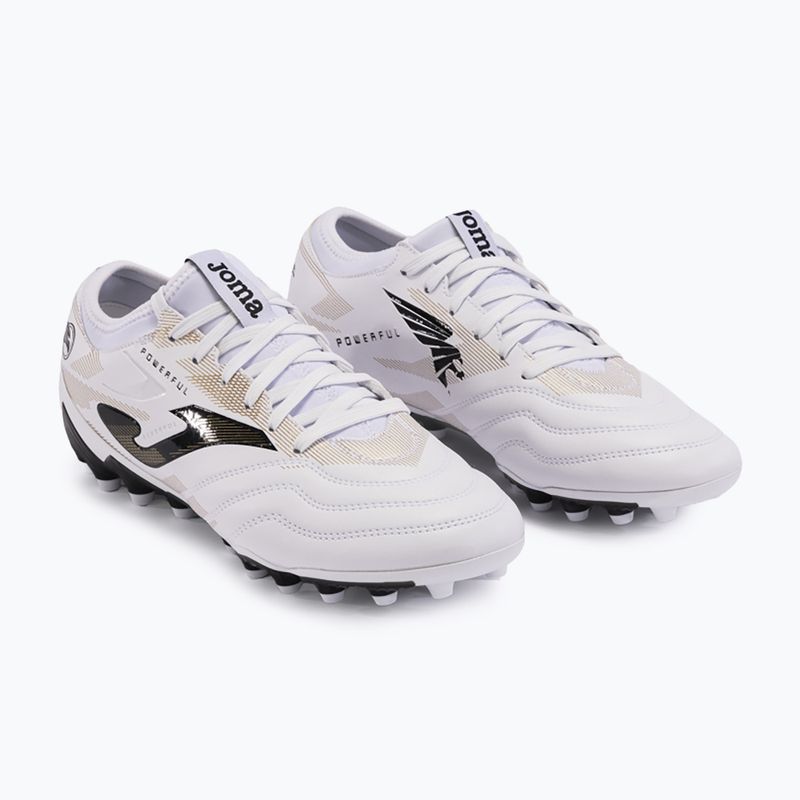 Men's Powerful AG white/gold football boots 9