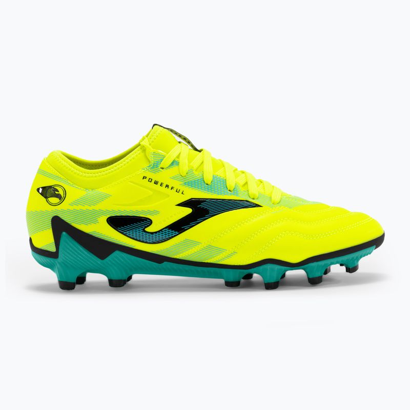 Joma Powerful FG lemon fluor/turquoise men's football boots 8