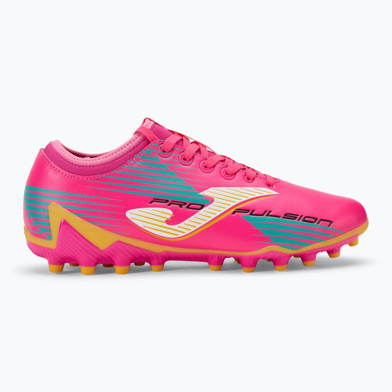 Men's Propulsion AG pink/yellow football boots 2