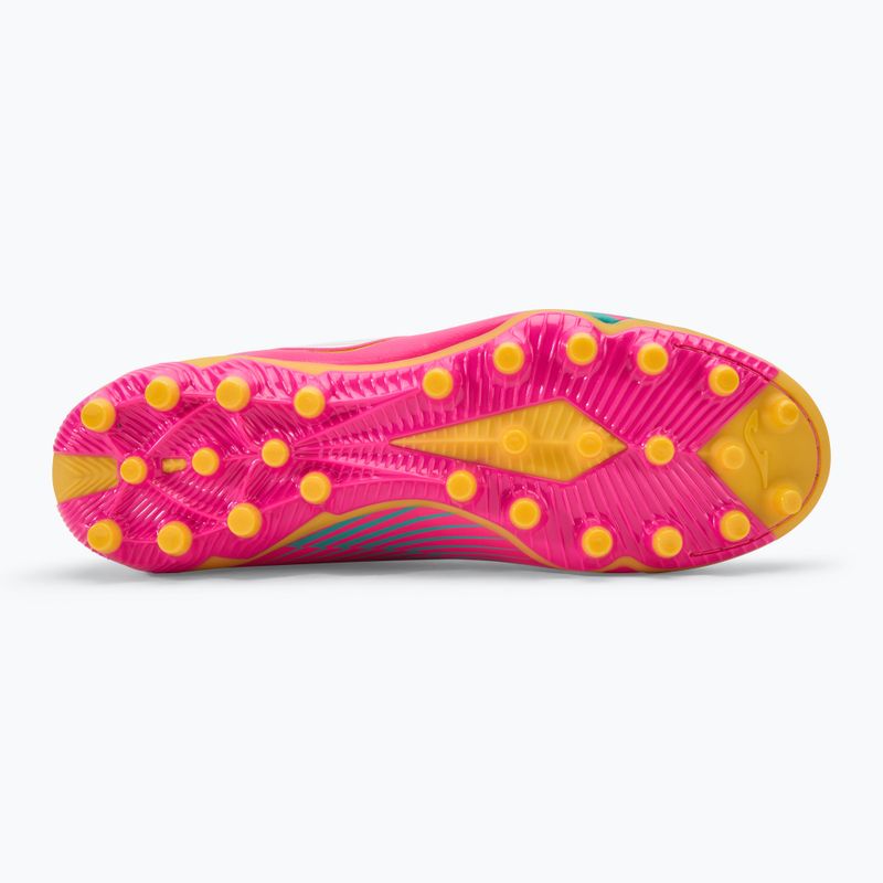 Men's Propulsion AG pink/yellow football boots 4