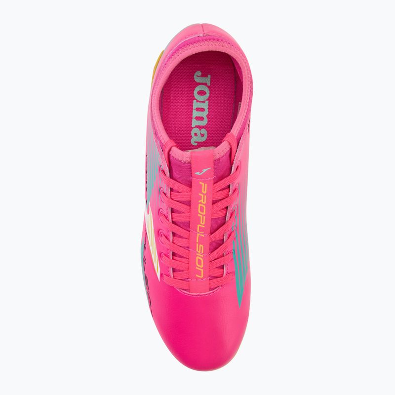 Joma Propulsion FG men's football boots pink/yellow 5