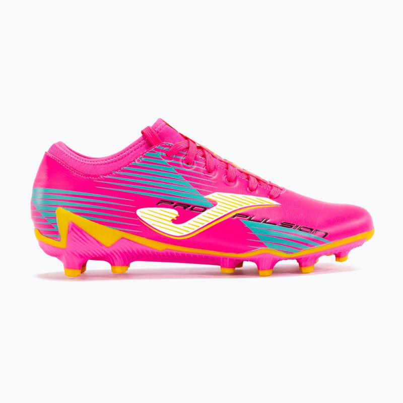 Joma Propulsion FG men's football boots pink/yellow 8