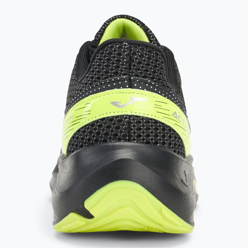 Men's Joma Active black/lemon fluor running shoes 6