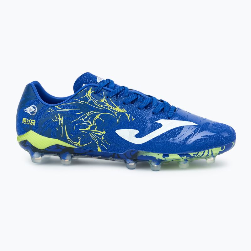 Joma Supercopa FG men's football boots royal/lemon fluor 2