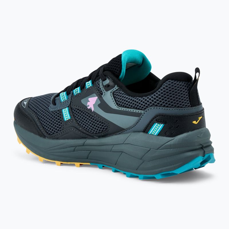 Women's running shoes Joma Shock black/mustard 3