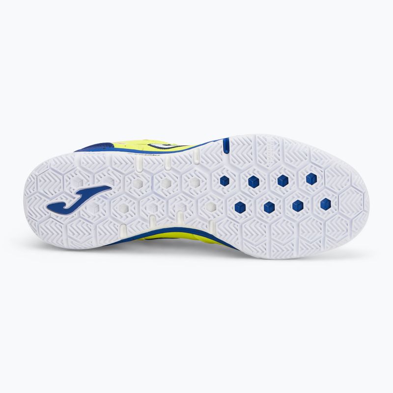Men's Joma Top Flex Rebound IN football boots yellow/royal 4