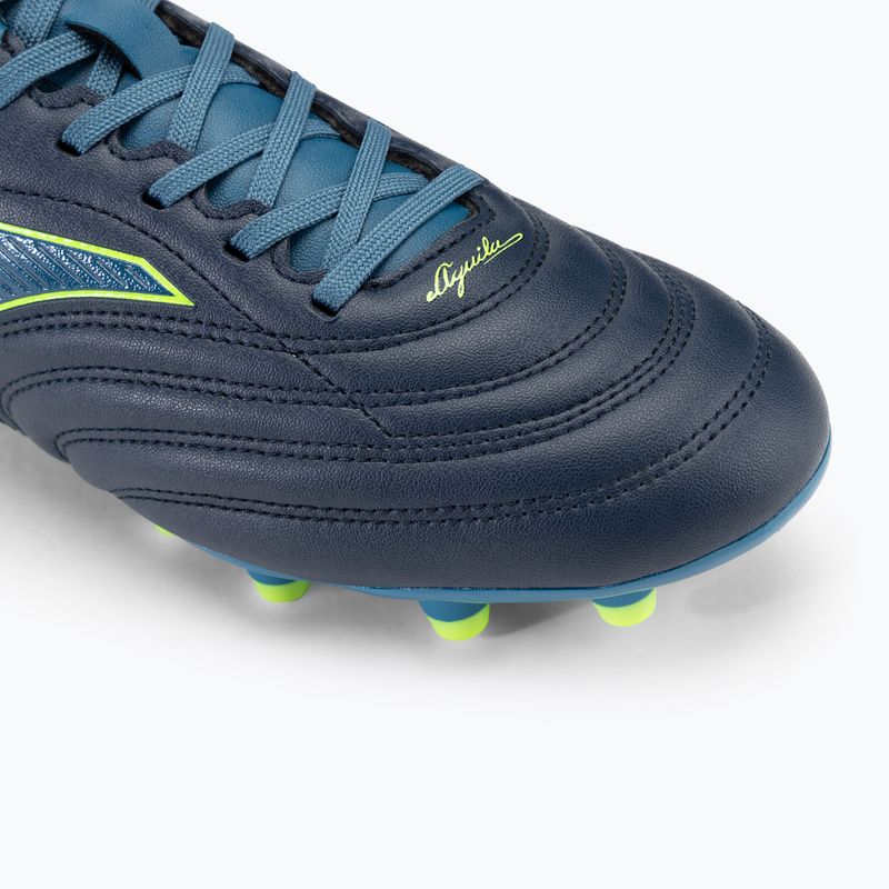 Men's Joma Aguila FG navy/green fluor football boots 7