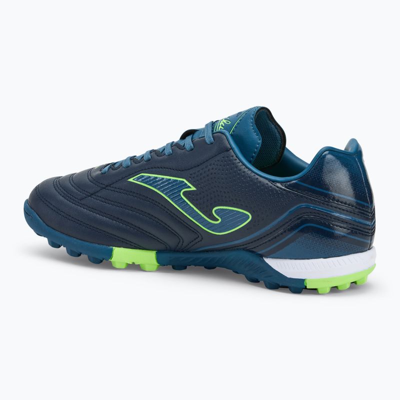 Joma Aguila TF men's football boots navy/green fluor 3