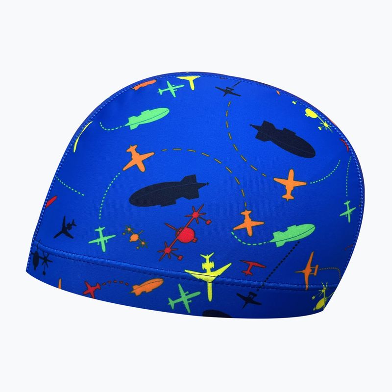 Children's swim cap RAS Patterned Elastane aereo blue