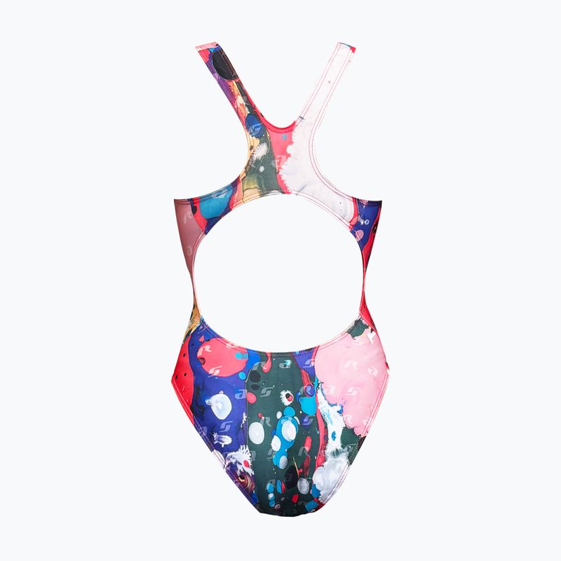 Women's one-piece swimsuit RAS Fluid Race Back multicolour 2
