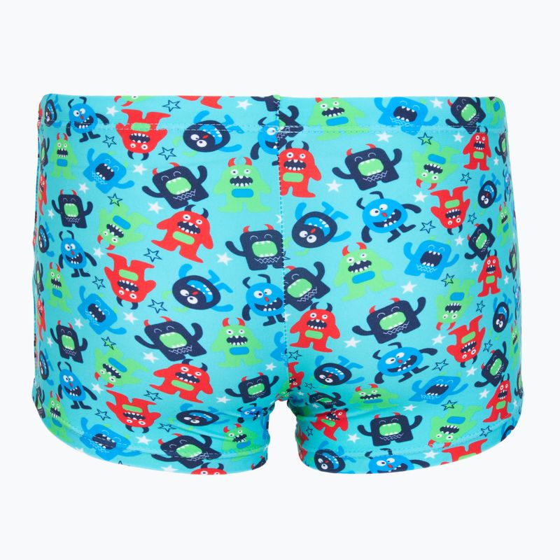 Children's swim boxers RAS Monsters Trunks turquoise 2
