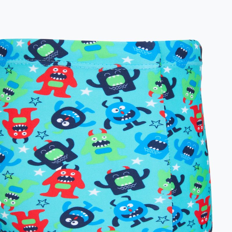Children's swim boxers RAS Monsters Trunks turquoise 4