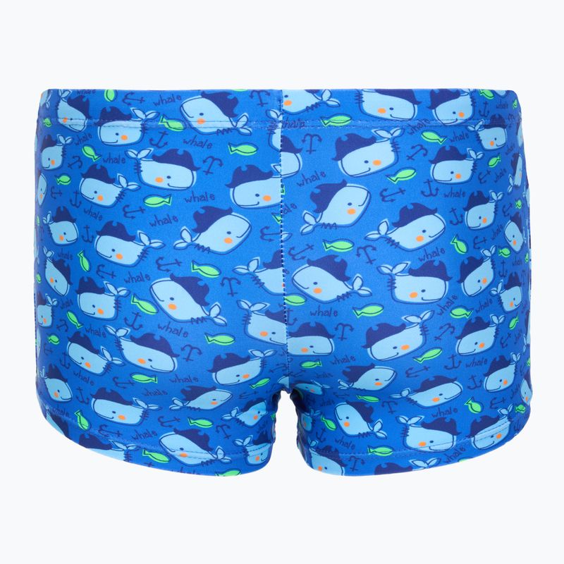 Children's swim boxers RAS Whale Trunks denim blue 2