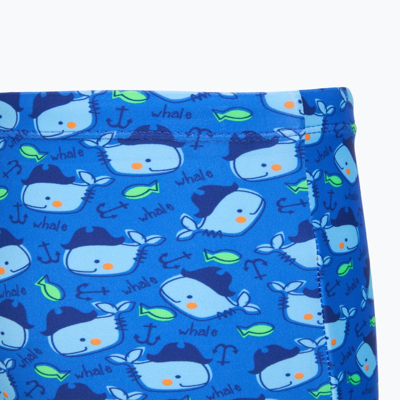 Children's swim boxers RAS Whale Trunks denim blue 4