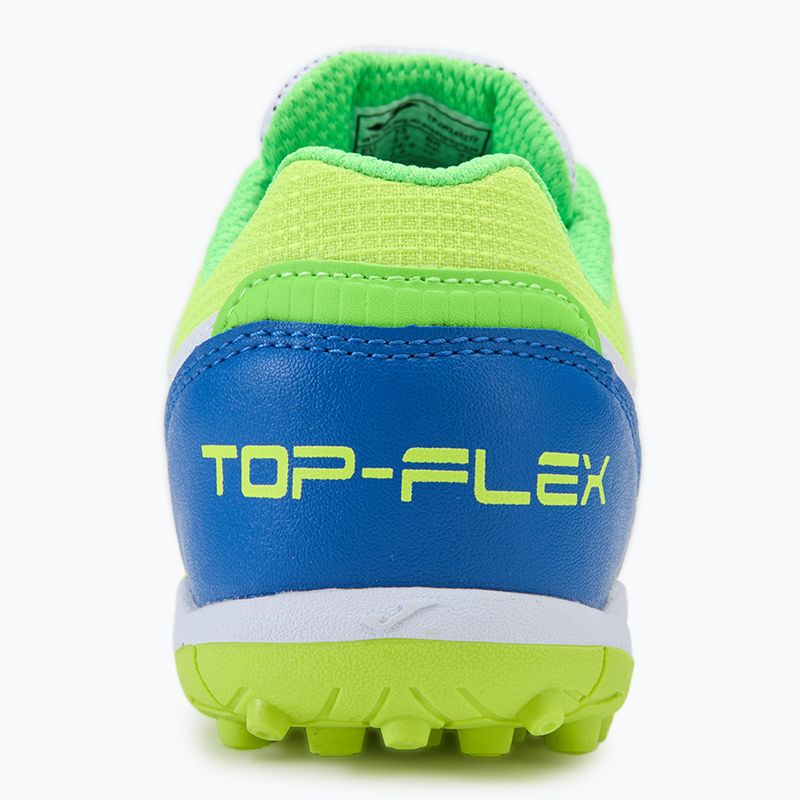 Children's football boots Joma Top Flex TF white/royal blue 6