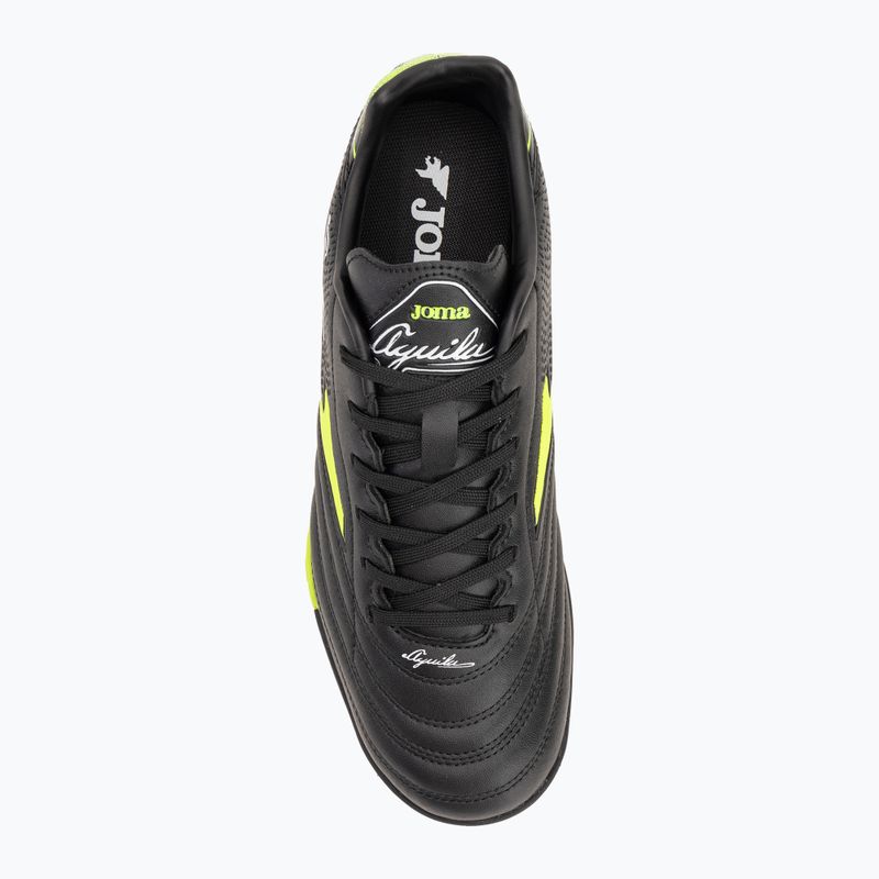 Men's football boots Joma Aguila TF black/yellow 5