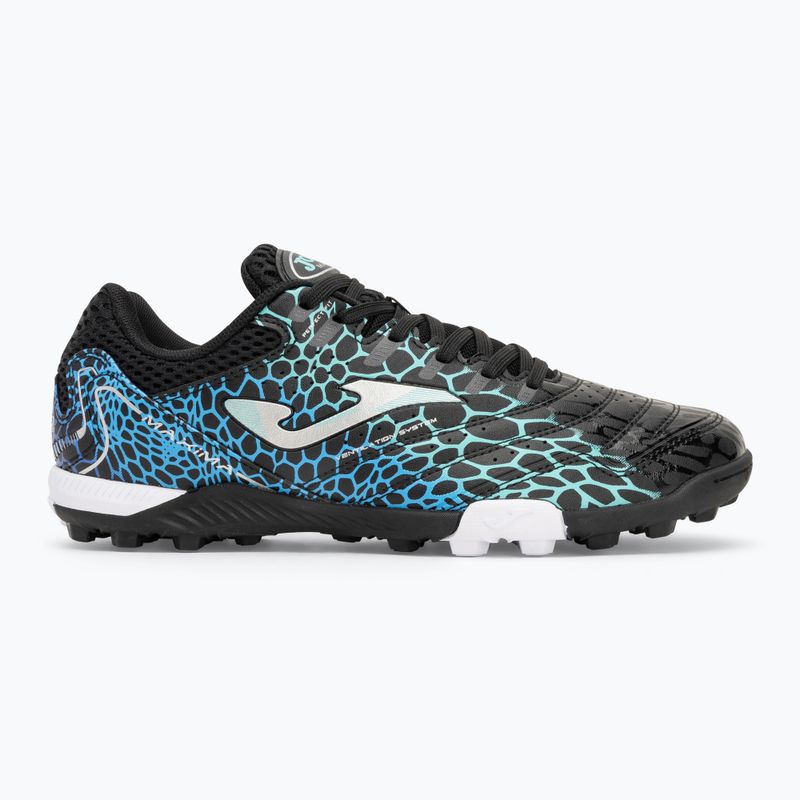 Men's football boots Joma Maxima TF black/turquoise 2