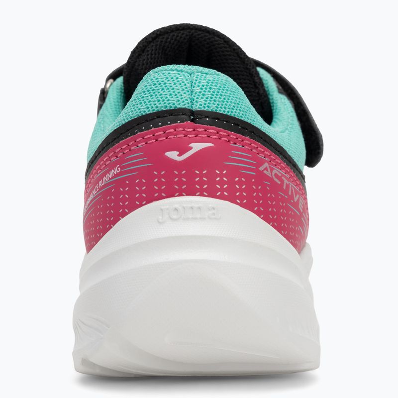 Joma Active Jr children's shoes black/turquoise 6