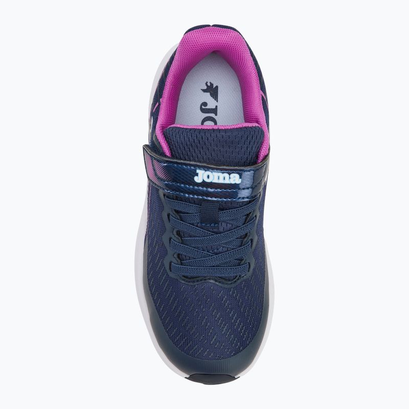 Children's running shoes Joma Super Cross navy/ fuchsia 5