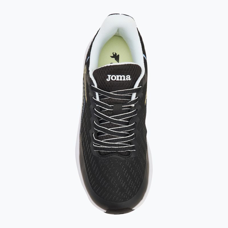 Children's running shoes Joma Super Cross black/ turquoise 5