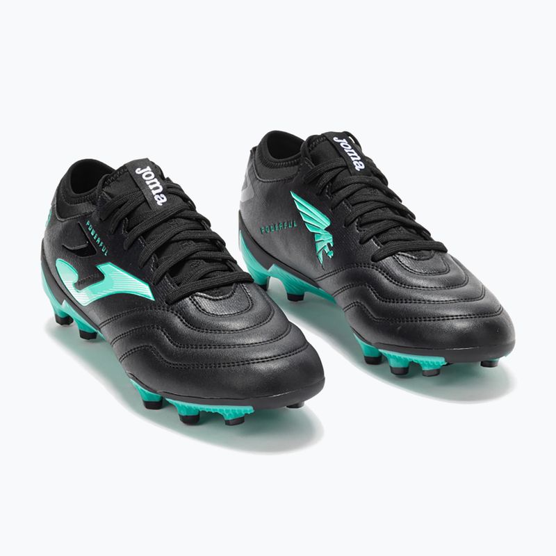 Men's football bootsJoma Powerful FG black turquoise 9
