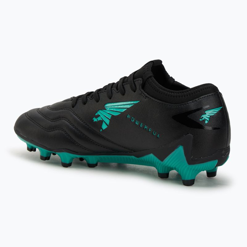 Men's football bootsJoma Powerful FG black turquoise 3