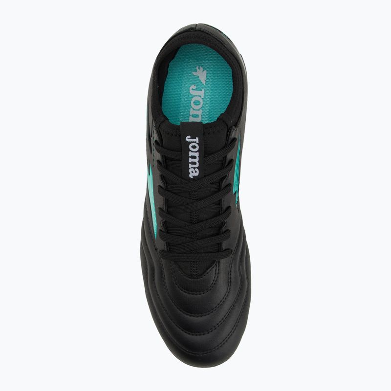 Men's football bootsJoma Powerful FG black turquoise 5